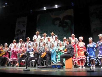 Coro "De vuelta con mi son" - Carnaval de Málaga 2013
